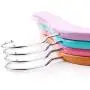11inch  Premium Kids Baby Toddler Children Wooden Hangers 10 Pack | Clothes Dress Shirt Wood Hangers with Non-Slip Rubber Pad