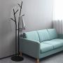 Coat Rack Free Standing Metal Coat Rack Stand Entryway Hall Tree Coat Tree For Hat Clothes Purse Scarves Handbags Umbrella Hat Hanger Garment Storage Holder ( Color : Black , Size : 40×40×180cm )