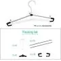 8 PCS Adjustable Multi-Functional Stainless Steel DIY Telescopic Clothes Hanger Wardrobe Hanger for Kids and Adults Decoration