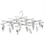 uxcell Swivel Hook 20 Pegs Underwear Socks Gloves Drying Rack Clothes Hanger uxcell Swivel Hook 20 Pegs Underwear Socks Gloves Drying Rack Clothes Hanger