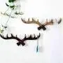 Enerhu Vintage Deer Antlers Wall Hooks Antique Clothes Hanger Rack Coat Hooks for Home Enerhu Vintage Deer Antlers Wall Hooks Antique Clothes Hanger Rack Coat Hooks for Home