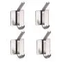 Adhesive Hooks Heavy Duty Wall Hooks Towel Hanger Stainless Steel Waterproof Utility Hooks Hanger for Coat Key Hat Bag - Bathroom Kitchen Home(4 Packs) Adhesive Hooks Heavy Duty Wall Hooks Towel Hanger Stainless Steel Waterproof Utility Hooks Hanger for Coat Key Hat Bag - Bathroom Kitchen Home(4 Packs)