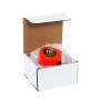 BOX USA BM642 6&quotL x 4&quotW x 2&quotH, White (Pack of 50)