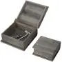 MyGift Vintage Grey Wood Faux Book Storage Boxes, Set of 2 MyGift Vintage Grey Wood Faux Book Storage Boxes, Set of 2