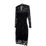 HANGERWORLD 10 Black 17inch Satin Padded Top Coat Clothes Garment Dress Hangers with Buttons