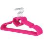 10pcs Premium Heart Shaped Slim Velvet Hangers, Suit Haner, Clothes Hanger