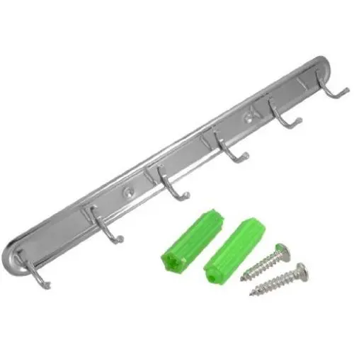 Metal Wall Mounted Hooks Rack Towel Clothes Hanging Wall Hanger Metal Wall Mounted Hooks Rack Towel Clothes Hanging Wall Hanger