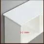 WZP Clothing Display Racks Coat Rack Partitions,Hangers Creative Bedroom Living Room Wall Lockers Grid Wall Mount/A/As Shown