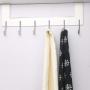 Dseap Over The Door Hanger Hook, Towel Rack, Coat Rack for Clothes Hat Towel Bathroom, Brushed Nickel