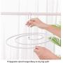 Drying Rack Spiral Shaped Hanger Rotating Quilt Drying Storage Rack Round Quilt Blanket Outside Indoor Clothes Hanger 2pcs