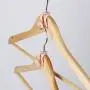 ICYANG Mini Plastic Cascading Hanger Hooks, 20 Pcs Hanger Connection Hook for Stack Clothes, Closet Space Saving Connectors