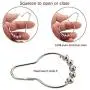 Curtain Hooks Rings, Rust-Resistant Metal Glide Shower Hooks for Bathroom Shower Rods Curtains-Set of 12-Nickel (Nickel) Curtain Hooks Rings, Rust-Resistant Metal Glide Shower Hooks for Bathroom Shower Rods Curtains-Set of 12-Nickel (Nickel)