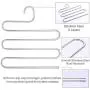Pants Hangers S-Shape Trousers Hangers Stainless Steel Clothes Hangers Space Saving Closet Organizer for Pants Jeans Scarf (4-Pieces) Pants Hangers S-Shape Trousers Hangers Stainless Steel Clothes Hangers Space Saving Closet Organizer for Pants Jeans Scarf (4-Pieces)
