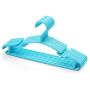 Portable Clothes Hanger 20pcs Color Random Kids Children Toddler Baby Clothes Coat Plastic Hangers Hook Household