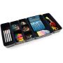 Welaxy Office Supplies Drawer Organizers Shallow Trays Storage Bins Drawers dividers Storage bin, Pack -8 (Navy)