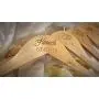 Engraved Wedding Hangers, Bridal Party Wedding Hangers, Personalized Wood Hangers, Personalized Bridal Hanger (Individual or sets) Style H004
