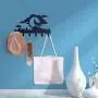 CoolPlus Coat Rack Wall Mounted Decorative Clothes Hooks Belt Hanger and Hat Organizer Entryway Dog Leash and Key Holder Wolf Pattern Black Finish CoolPlus Coat Rack Wall Mounted Decorative Clothes Hooks Belt Hanger and Hat Organizer Entryway Dog Leash and Key Holder Wolf Pattern Black Finish