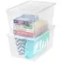 IRIS 64 Quart Modular Storage Box, Clear IRIS 64 Quart Modular Storage Box, Clear