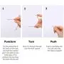 PHOLSY 100 Ibs Super Hooks Picture Hanger Home and Office Pack - Hang Art, Clock, Shelves, Mirrors, Frames or Planters for Home and Office Decorations - 20 Total Pieces
