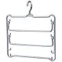 Multi Layers Trousers Hanger,Clothes Pants Hangers, Trouser Hangers,3 Layers Multifunctional Closet Hanger Swing Arm Space Save Closet Storage Organizer for Scarf, Trouser(Grey)