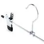 HANGERWORLD 10 Chrome 12inch Metal Pants Skirt Adjustable Clip Coat Clothes Garment Hangers HANGERWORLD 10 Chrome 12inch Metal Pants Skirt Adjustable Clip Coat Clothes Garment Hangers