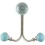 Indianshelf Handmade 3 Artistic Vintage Turquoise Iron Strewn Flat Coat Hooks Hangers/Clothes Hooks Door Mount Indianshelf Handmade 3 Artistic Vintage Turquoise Iron Strewn Flat Coat Hooks Hangers/Clothes Hooks Door Mount