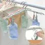 Toygogo 2 pcs Travel Hangers Portable Collapsible Clothes Hangers Folding Hangers Travel Laundry Accessories Space Saving for Clothes - Beige Toygogo 2 pcs Travel Hangers Portable Collapsible Clothes Hangers Folding Hangers Travel Laundry Accessories Space Saving for Clothes - Beige