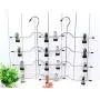 5pcs 4 Layers Stainless Steel Multifunctional Clothes Hangers Pants Storage Hangers Cloth Rack Multilayer Storage Cloth Hanger 5pcs 4 Layers Stainless Steel Multifunctional Clothes Hangers Pants Storage Hangers Cloth Rack Multilayer Storage Cloth Hanger