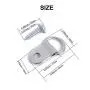EDCarrying 100 Pack Heavy Duty D Ring Picture Hangers with Screws Single Hole EDC-01