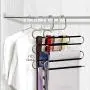 PENGKE 3 Pack Pants Hangers S Shape Stainless Steel Clothes Hangers Space Saving Hangers for Clothes PENGKE 3 Pack Pants Hangers S Shape Stainless Steel Clothes Hangers Space Saving Hangers for Clothes