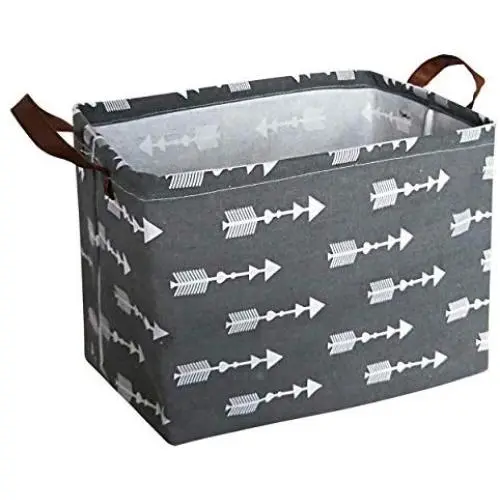 HIYAGON Rectangular Laundry Baskets,Fabric Storage Bin Storage Boxes,Collapsible Storage Basket for Toy, Clothes,Books.Shelves Basket(Triangle Arrows) HIYAGON Rectangular Laundry Baskets,Fabric Storage Bin Storage Boxes,Collapsible Storage Basket for Toy, Clothes,Books.Shelves Basket(Triangle Arrows)
