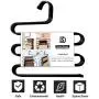 aome S-Type Black Stainless Steel Clothes Pants Hangers Closet Storage Organizer for Pants Jeans Scarf Hanging (13.4 x 15.7inch) (1-Piece) aome S-Type Black Stainless Steel Clothes Pants Hangers Closet Storage Organizer for Pants Jeans Scarf Hanging (13.4 x 15.7inch) (1-Piece)