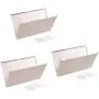 Wall Shoes Rack Slippers Wall Shoes Support Slippers Plastic Folding Clothes Hanger Shoe Holder Organizer for Bathroom Pack of 3 per Entrance Living Room Bathroom (Color: Coffee Dimensions: 17 26 cm)