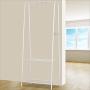 COAT RACK NAN Liang Floorstanding/Metal Creative Bedroom Simple Modern/Clothes Hanger (3 Colors Available) Multi-Functional Clothing Rack (Color : White)