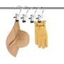 Frezon Laundry Hooks with Clips, Boot Hangers for Closet, Portable Laundry Hooks Hat Hanger Stainless Steel Home Travel Hangers Clips 30 Pack