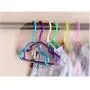 10pcs Random Color Baby Clothes Hangers Plastic Outdoor Drying Rack for Kids Children Clothing Coat Closet Organizer