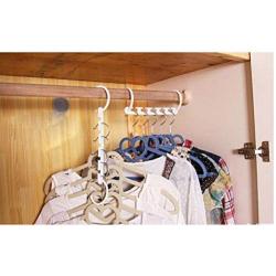 10pcs 3D Space Saving Hanger Magic Clothes Hanger with Hook Closet Organizer Home Tool Decoration