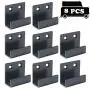 Alise JX200B-8P Stainless Steel Tile Bracket Billboard Holder Brackets Utility Hook Hanger Heavy Duty Wall Mount,Black 8 Pack Alise JX200B-8P Stainless Steel Tile Bracket Billboard Holder Brackets Utility Hook Hanger Heavy Duty Wall Mount,Black 8 Pack