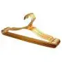 10pcs Gold Metal Closet Adult Skirt Dress Coat Clothing Cloth Hanger Space Saving Kids Baby Clothes Hangers for Clothes