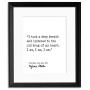 I Am, I Am, I Am Sylvia Plath, The Bell Jar, Author Signature Literary Quote Print. Fine Art Paper, Laminated, Framed, or Canvas with Hanger. Multiple Sizes for Home, Office, or School