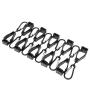 3pcs Glove Grabber Clip Holder work Safety Clip Glove Keeper, Guard Labor Worker Glasses Helmets Hanger Clamp Grabber Catcher (Black 10pcs)