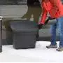 FCMP Outdoor SB140-BLK Outdoor Storage Bin, Black FCMP Outdoor SB140-BLK Outdoor Storage Bin, Black
