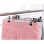 10Pcs Hangers for Clothes Stainless Steel Clip Stand Hanger Pants Skirt Kid Clothes Adjustable Pinch Grip Cabide Random Color