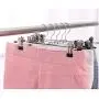 10Pcs Hangers for Clothes Stainless Steel Clip Stand Hanger Pants Skirt Kid Clothes Adjustable Pinch Grip Cabide Random Color