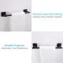 Hand Towel Rack 13.78", Angle Simple Stainless Steel Bathroom Towel Holder, Face Towel Washcloth Hanger, Shower Towel Bar, Kitchen Dish Towel Holder Wall Mount, Matte Black Hand Towel Rack 13.78", Angle Simple Stainless Steel Bathroom Towel Holder, Face Towel Washcloth Hanger, Shower Towel Bar, Kitchen Dish Towel Holder Wall Mount, Matte Black