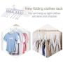 Haphome Hangers Space Saving Non-Slip Multi-Function Magical Suit (1-Pack) Ultra Thin Space Saving 360 Degree Swivel Hook Strong Durable Clothes Hangers Hold Up-to 30 Lbs (White, 8)