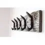 Vintage Rustic Coat Rack ?Authentic Barn Wood Hanger Rack for Towels, Clothes, Hats, Bags?Antique Door & Wall Mounted 5-Hook Rail (Railroad Spike Double Hook- 32&quotx5?&quotx 7/8&quot, Gray)
