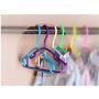 20Pcs Portable Clothes Hanger Random Color Kids Children Toddler Baby Clothes Coat Plastic Hangers Hook Household