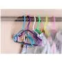 20Pcs Portable Clothes Hanger Random Color Kids Children Toddler Baby Clothes Coat Plastic Hangers Hook Household