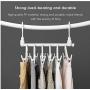 Creative Space Saving Clothes Hanger Wardrobe Closet Organizer Clothes Hanger with Hook Closet Organizer Storage Rack 2pcs
